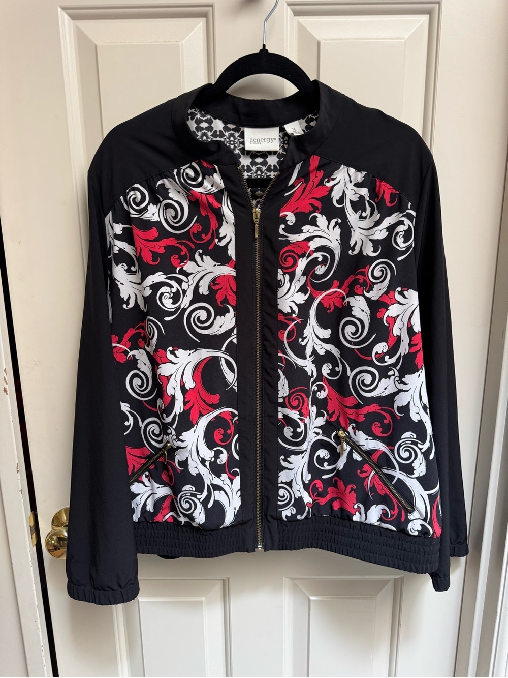 Chicos Zenergy Zip Up Jacket